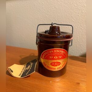 Vintage brown stoneware - sourdough pot